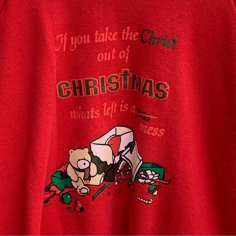 Vintage Crewneck Sweatshirt Christmas Holiday - Picture 5 of 6